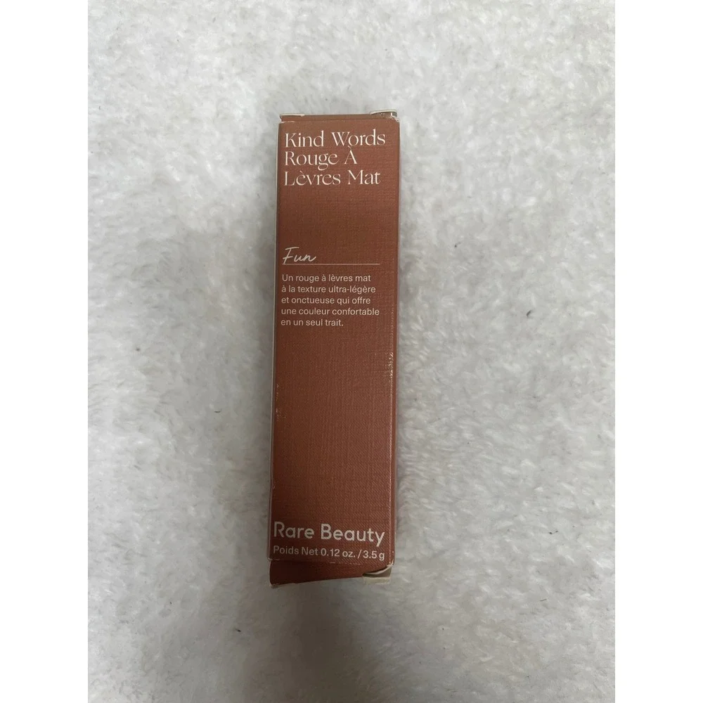 Rare Beauty Kind Words Matte Lipstick Fun Neutral Mauve 3.5g New in Box